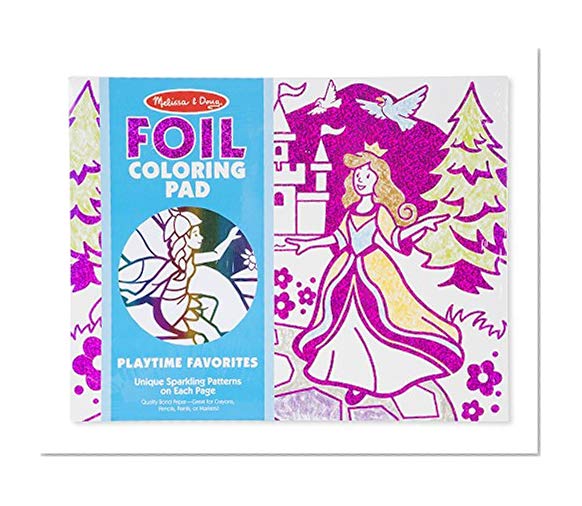Book Cover Melissa & Doug Playtime Foil Coloring Pad