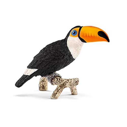 Schleich Wild Life, Animal Figurine, Animal Toys for Boys and Girls 3-8 Years Old, Toucan