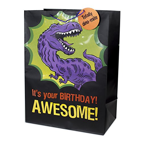 Hallmark Oversized Birthday Gift Bag (T-Rex)