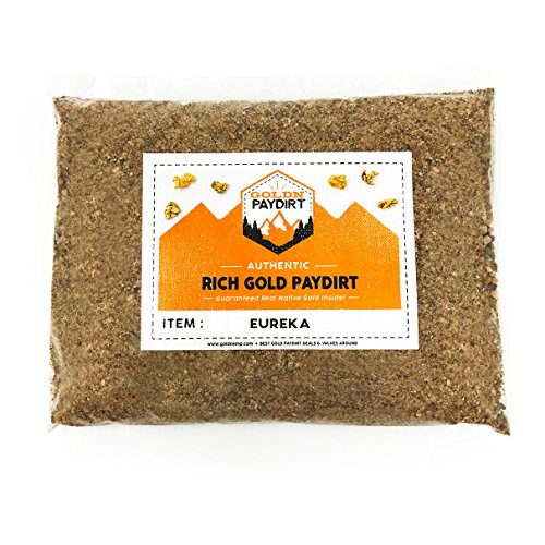 Goldn Gold Paydirt Eureka Panning Pay Dirt Bag - Gold Prospecting Concentrate