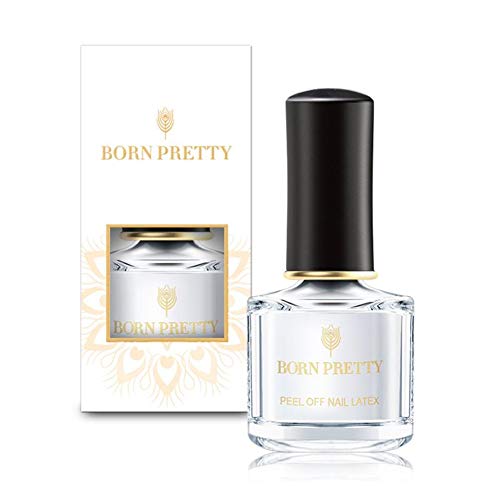 BORN PRETTY Nail Art Latex Tape Peel Off Liquid Nail Polish Barrier Black Nail Base Color Manicuring Collection (nailrier)
