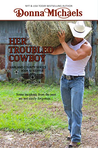 Book Cover Her Troubled Cowboy (Harland County Series Book 9)