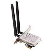 fenvi M.2(NGFF) WiFi Wireless Network Card to PCIe 1X Desktop Adapter Converter(Converter only!!Not Including WiFi Card) for NGFF Intel 7260 8260 3160 9260 AX200 AX210 Killer WiFi 6 AX1650 Card