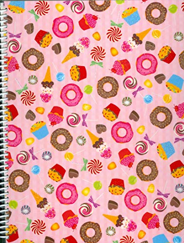 Cupcakes and Candy Sticker Collecting Album 5 x 7, Re-usable, Made in USA