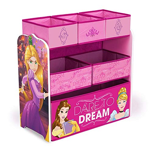 Book Cover Delta Children Multi-Bin Disney Princess Toy Organizer