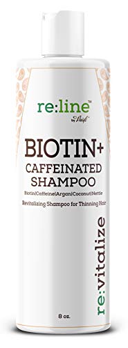Book Cover Biotin Shampoo For Hair Growth Natural Caffeine Hair Loss Treatment Shampoo For Thinning Hair Thickening DHT Blocker For Men Women Sulfate Free Safe On Color Treated Hair Coconut + Argan Oil