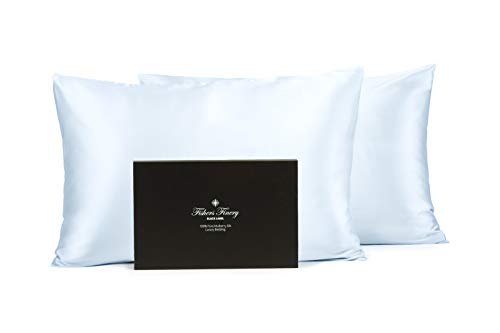 Book Cover Fishers Finery 30mm Luxury 100% Pure Mulberry Silk Pillowcase, Good Housekeeping Quality Tested