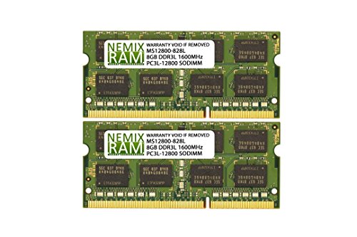 16GB (2 X 8GB) DDR3 1600MHz PC3-12800L Memory RAM Upgrade for Apple Mac Mini 2012 (6,1 6,2) MD388LL/A