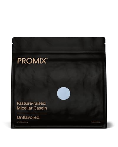 ProMix Nutrition Casein Protein Powder - Grass-Fed, Pasture Raised, Slow Release Micellar Casein - Gluten-Free - Unflavored, 2.5 Pound (Pack of 1)