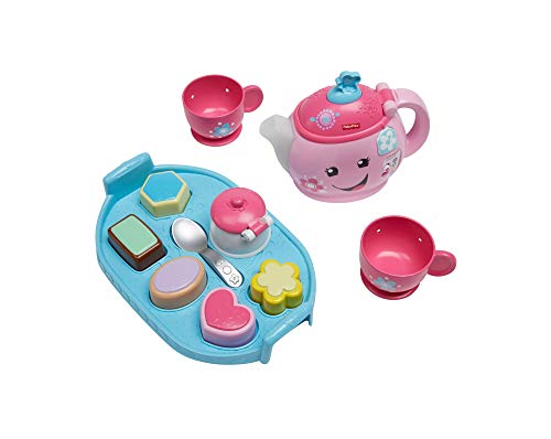 Book Cover Fisher-Price Laugh & Learn Sweet Manners Tea Set, Brown/A