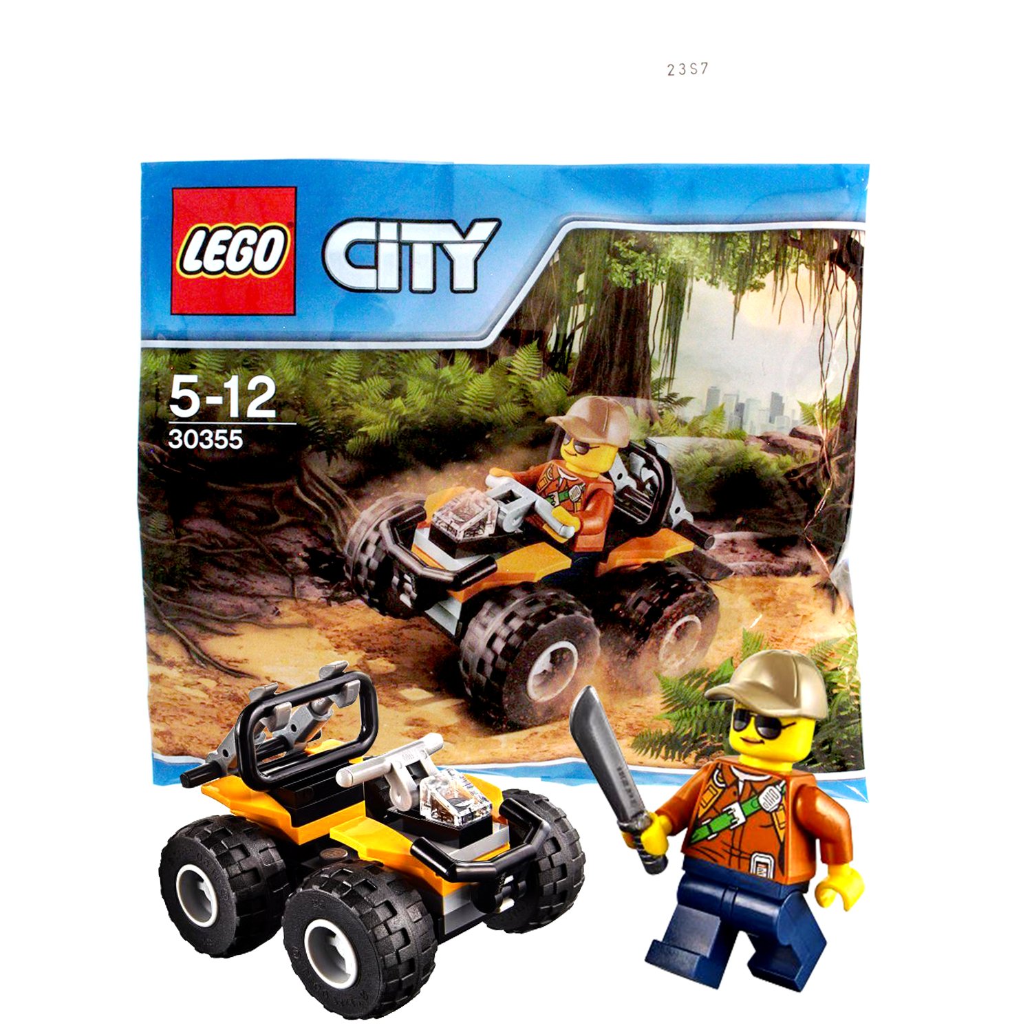 Book Cover LEGO City Jungle 30355 ATV Car with Minifigure 2017 (Polybag) - Ages 4 Up