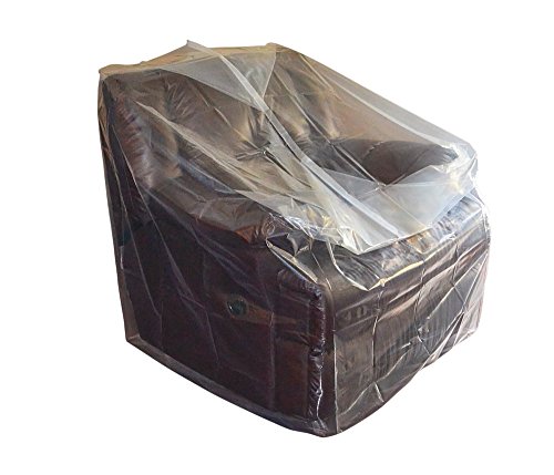 Book Cover CRESNEL Furniture Cover Plastic Bag for Moving Protection and Long Term Storage (Chair)