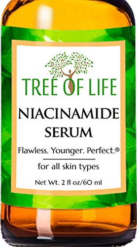 Book Cover Tree of Life Niacinamide Serum B3 for Complexion | Advanced Serum with Hyaluronic Acid, Jumbo Size, 2 fl oz