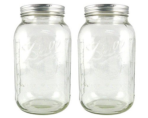 Book Cover (2 Pack) - Ball Half-Gallon Jars, Wide Mouth, Set of 2