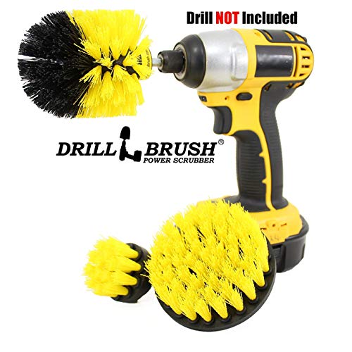 Drillbrush Bathroom Surfaces Tub, Shower, Tile and Grout All Purpose Power Scrubber Cleaning Kit