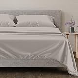 Mayfair Linen 100% Egyptian Cotton Queen Size Sheet Set - 4 PC 600 Thread Count Egyptian Cotton Sheets Set for Queen Size Bed (Taupe), Soft, Cooling, Luxury Hotel 16" Deep Pocket Sateen Bedsheet Set