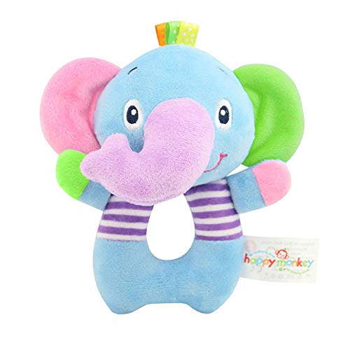 teytoy Elephant Soft Rattle Toy for Over 0 Months