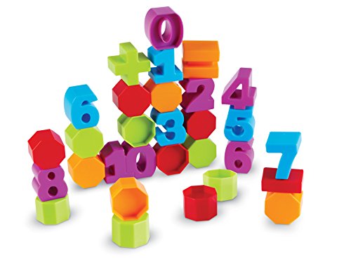 Learning Resources Number and Counting Blocks, Early Recognition Skills, 33 Pieces, Ages 2+