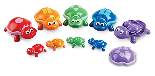 Learning Resources Number Turtles Set, Counting, Color & Sorting Toy, 15 Piece, Ages 2+