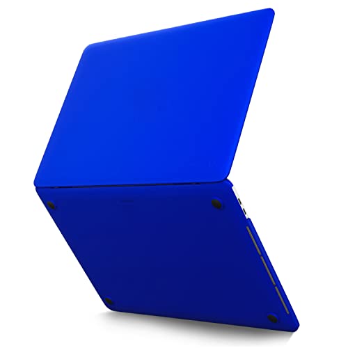 MacBook Pro 15 inch Case 2019 2018 2017 2016 Release A1990 A1707, Kuzy Hard Plastic Shell Cover for Newest MacBook Pro 15 case with Touch Bar Soft Touch - BLUE