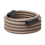 Colors Garden Hose with Swivelgrip, 5/8 in. x 50'., Drinking Water Safe, Brown Mulch - HFZC550BRS, From the Makers of Flexzilla