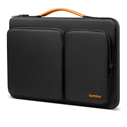tomtoc 360 Protective Laptop Case for 13-inch New 2026 MacBook Air M5/A3449, M4/A3240, M3/A3113, M2/A2681, M1/A2337, MacBook Neo A18 Pro, 13-in Surface Pro 11th AI PC, Water-Resistant Carrying Bag