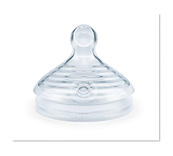 NUK Nature Sense Silicone Small Feed Hole Teats 2pk (0-6 Months)