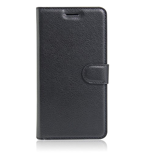 BLU R1 HD Case,BLUE R1 HD Wallet Cover PU Leather Folio Flip Case with Stand and Credit Card Slot Holder for BLU R1 HD (BLU R1 HD, Black)