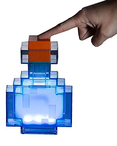 ThinkGeek Minecraft Potion Bottle - Lights Up and Changes Color