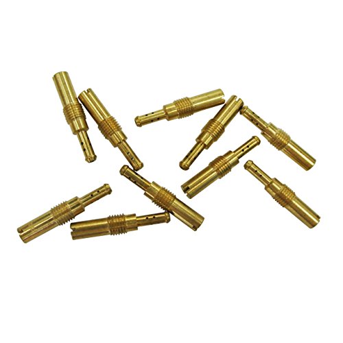 JRL 10pcs Set Slow/Pilot Jet fits PWK Keihin OKO CVK 32,35,38,40,42,45,48,50,52,55