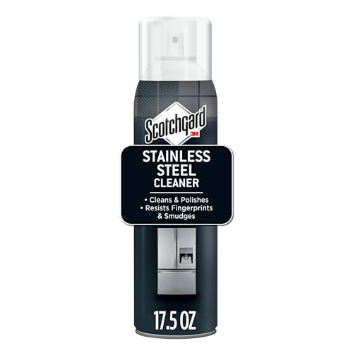 3M Scotchgard Cleaners & Protectors: Stainless Steel Cleaner, 17.5 Ounces (Clear)