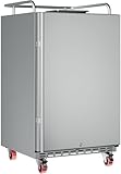 EdgeStar BR7001SSOD Full Size Built-In Outdoor Kegerator Conversion Refrigerator Only - Stainless Steel
