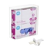 AdirMed VivaEssentials Double Glove Box Holder, Wall Mount or Free Standing Clear Acrylic Glove Holder