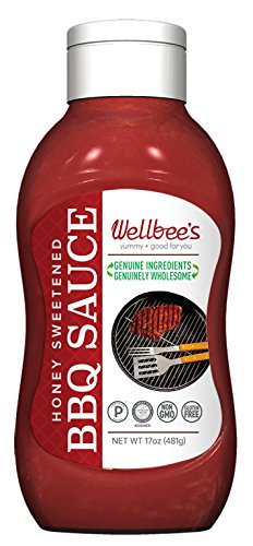 Wellbee's Honey BBQ Sauce - Paleo & SCD Approved - No Preservatives! - 17 oz