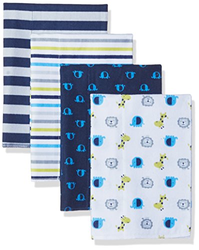 Gerber - baby-bibs - 4-Pack Flannel Burp Cloth baby-boys 20" x 14"