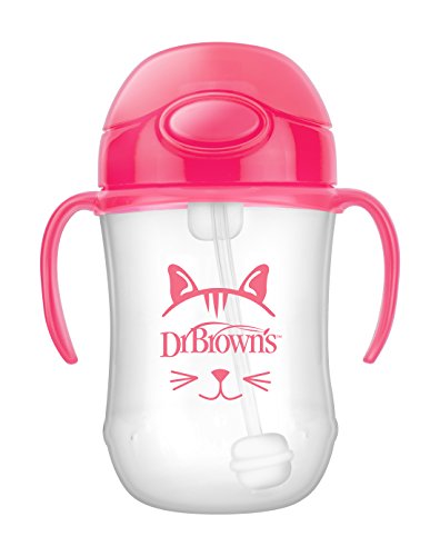 Dr. Brown's Soft Spout 9 Ounce Transition Cup, Pink, 6+ Months