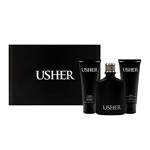 Usher Raymond Usher Spray 3 Piece Set for Men, 3.4 Ounce