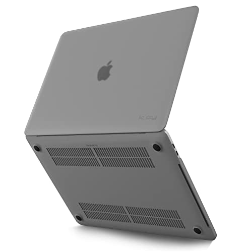 Kuzy Compatible with M2 MacBook Pro 13 inch Case 2020 2024 2023 2022 2021-2016 M1 - A2338 A2289 A2251 A2159 A1989 A1708 A1706 Plastic Hardshell Cover for 13 inch MacBook Pro Case, Gray