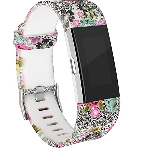 Book Cover RedTaro Bands Compatible with Fitbit Charge 2, Replacement Accessory Wristbands