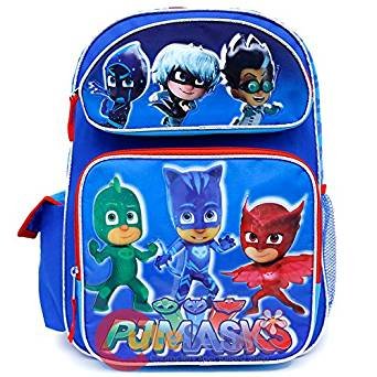 Book Cover PJ Masks Large 16 inches School Backpack BRAND NEW - Licensed Product