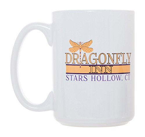 Book Cover Dragonfly Inn 15 oz Deluxe Large Double-Sided Mug
