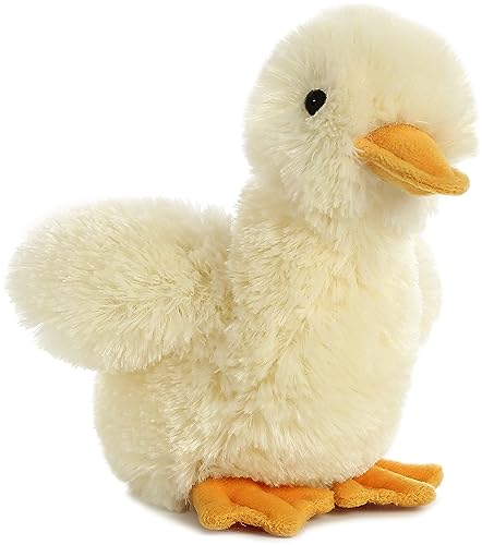 Aurora® Adorable Mini Flopsie™ Duckling Stuffed Animal - Mini Companions Ready for Playful Adventures - for Kids All Ages, Toddlers, Adults, and Families - Yellow 6.5 Inches