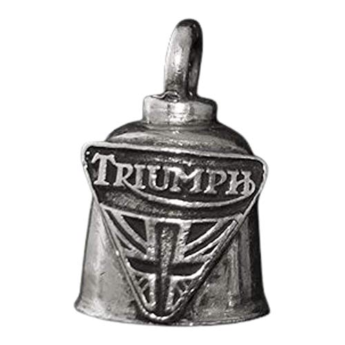 Book Cover Pewter Motorcycle Gremlin Bell Triumph Triangle Cross Logo Made in the USA
