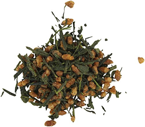 Teas Unique Japanese Kyoto-Nara Genmaicha Green Tea with Roasted Brown Rice, 100g
