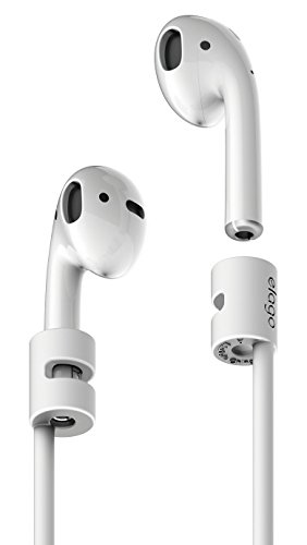 elago AirPods Strap [White] - [Compatible with Apple AirPods 1 & 2][Compact][Lightweight][Ideal Length] â€“ for Apple AirPods 1 & 2