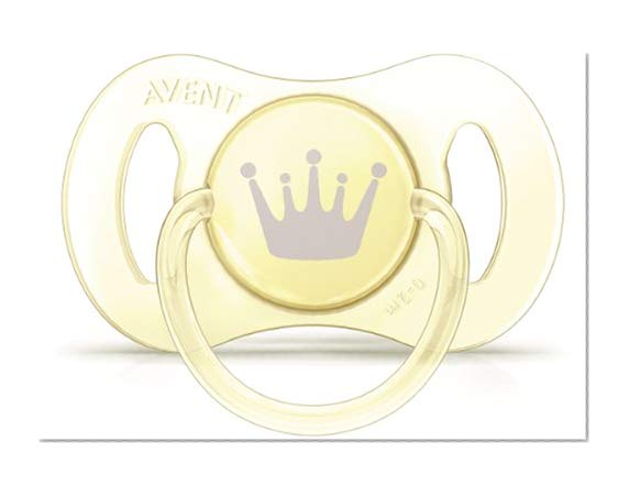 Book Cover Philips Avent Newborn Pacifier, 0-2 months, pink/yellow, 2 pack,  SCF151/02