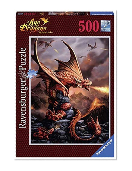 Ravensburger - 147472 - Puzzle Dragon Ardent/Anne Stockes 500 Pièces