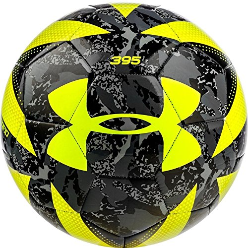 Under Armour SB 816 Desafio 395 Soccer Ball, Camo/Hi-Viz Yellow, Size 4