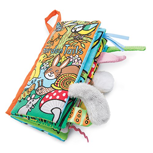 Jellycat Soft Cloth Books, Garden Tails