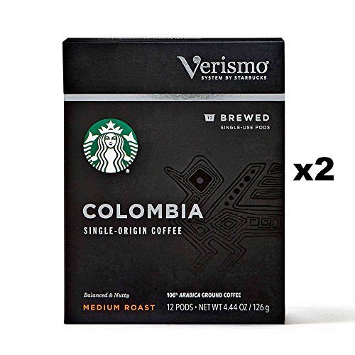 Starbucks Colombia Brewed Coffee Verismo Pods (24 Count)